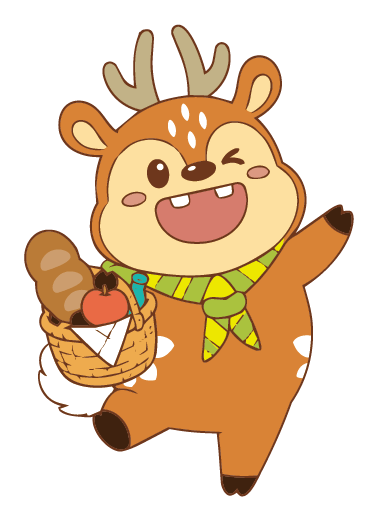 茉茉鹿角色插圖